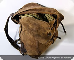 museo virtual de historia del montañismo mochila