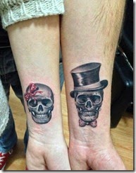 Tatuajes, tatuaje para parejas, tatuaje para novios, tatuajes para casados, tatuajes frikis, tatuajes geek