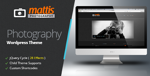 Mattis Photography Wordpress Theme - ThemeForest Item for Sale