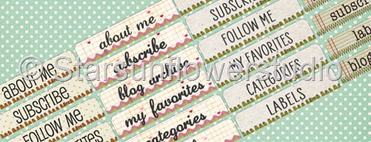 Sidebar buttons
