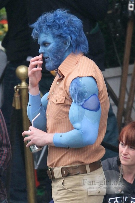 Bestia és Magneto harca az X-Men - Az eljövendő múlt napjai forgatásán 03