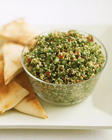 and some tabbouleh salad and some tabbouleh salad