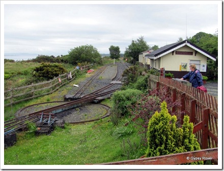 Craignure station, Mull narrow guage railway suspended until further notice.