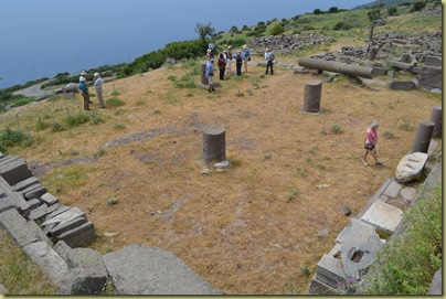 Assos view of bouleuterion