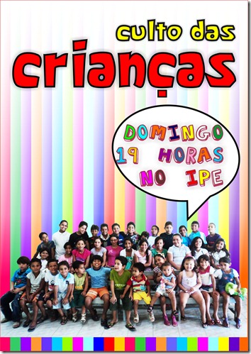 culto de crian&ccedil;as no IPE