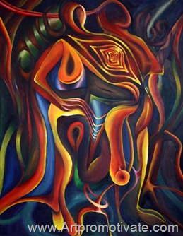 entwined painting