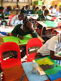 There was a big teacher strike going on right now, but the kids still met for my Art Club. They've got a lot of motivation too: they're working on submissions for a competition this week, and the top 17 winners will be going with me on a field trip to Pretoria (the capital city) to see the Pretoria Art Museum, the National Museum of Cultural History, meet with a professional sculptor at her studio and see a demonstration, as well as several other art galleries and even a movie at the theater! It's going to be awesome for these kids! South Africa - 415.jpg