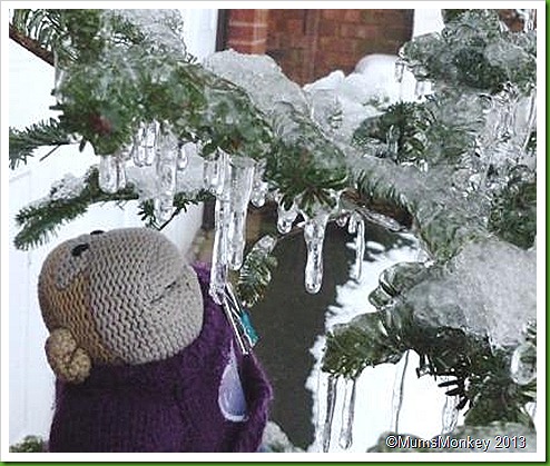 Icicles. Icicles.