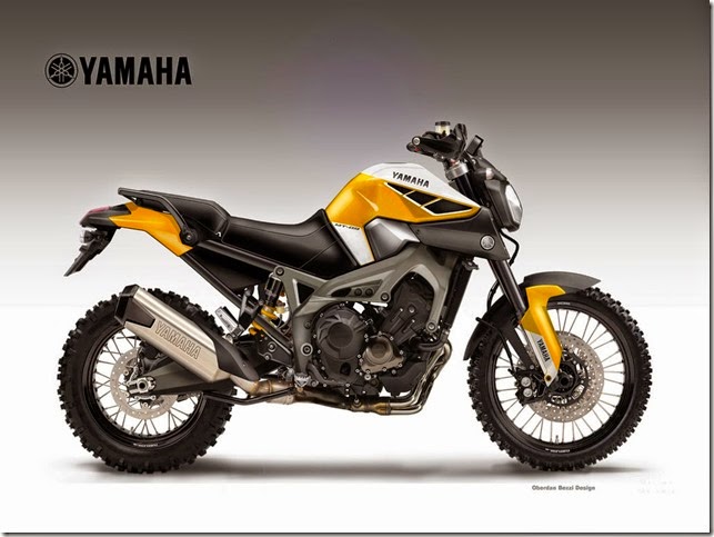 2014 Yamaha MT-09 Triple Cross Over Concept by Oberdan Bezzi