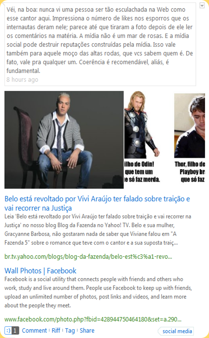 Véi, na boa... Máscaras caindo na Web.