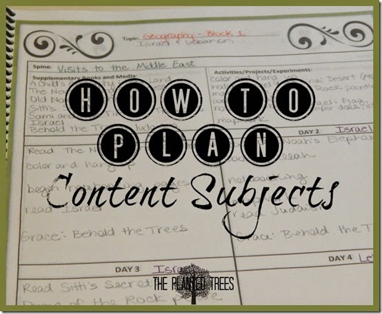 How to Plan Content Subjects