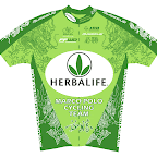 The special designed Herbalife Marco Polo Cycling Team jersey for the Tour de Langkawi. (Design Francis Cerny)