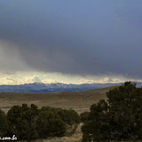 Agora é a chuva chegando .... Estrada para Moab - Utah
