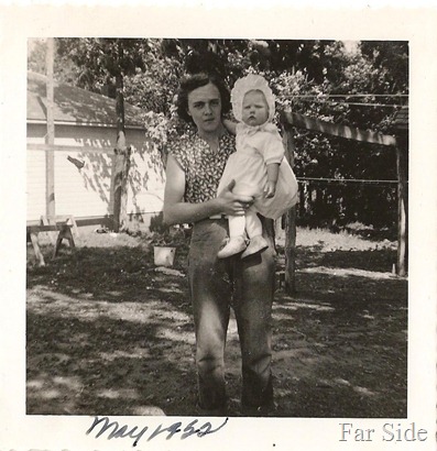 Aunt Marion and me 1952