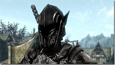 skyrim dragonborn ebony warrior 01