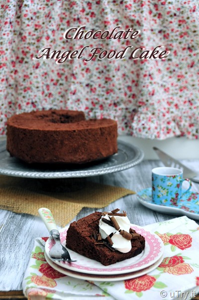 Chocolate Angel Food Cake (巧克力天使蛋糕)  http://utry.it