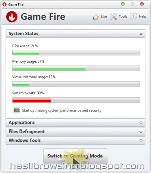 Gamefire screenshot 1