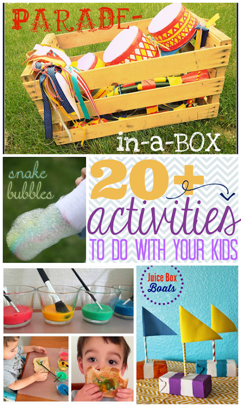 Over 20 Activities to Do with your Kids at GingerSnapCrafts.com #kidactivities #kidscrafts #diy #linkparty #features