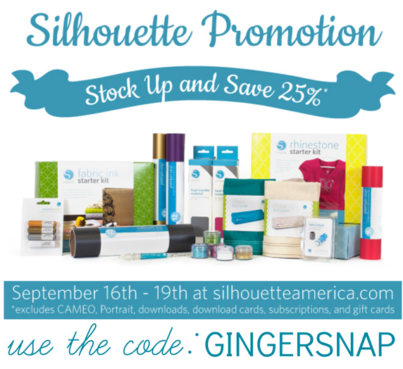 Silhouette Promotion stock up & save #spon