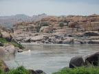 Ruins and river