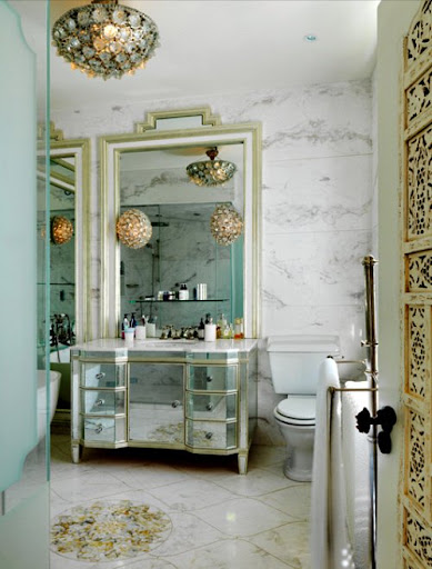 These light fixtures look like decorations to me.  (cocoandkelley.blogspot.com)