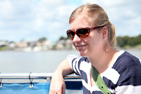 Ingrid riding the CityCat