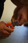 Be very careful with those nail snippers.