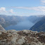 Looking up Lysefjord