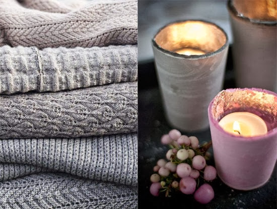cosy blankets scented candels