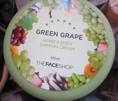 the face shop green grape hand and body shiffon cream, bitsandtreats the face shop green grape hand and body shiffon cream, bitsandtreats