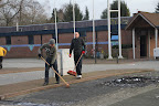Opkuis kerstboomverbranding: Foto