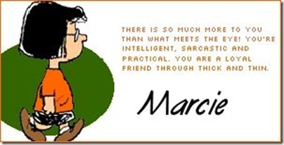 Peanuts Personality - Marcie