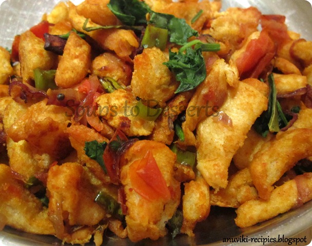 Bread Bhurji without egg Bread Bhurji without egg