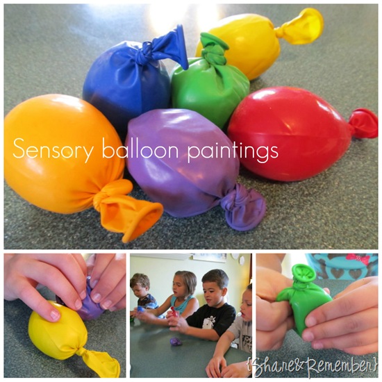 Sensory Balloons & Painting