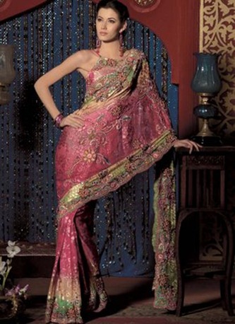 01-fancy saree models