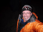 Self portrait ready to head out and summit Kili. December 31 2009 about 11:45 PM.