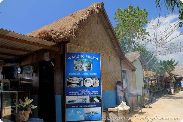 Warung Prema at Nusa Lembongan Warung Prema at Nusa Lembongan