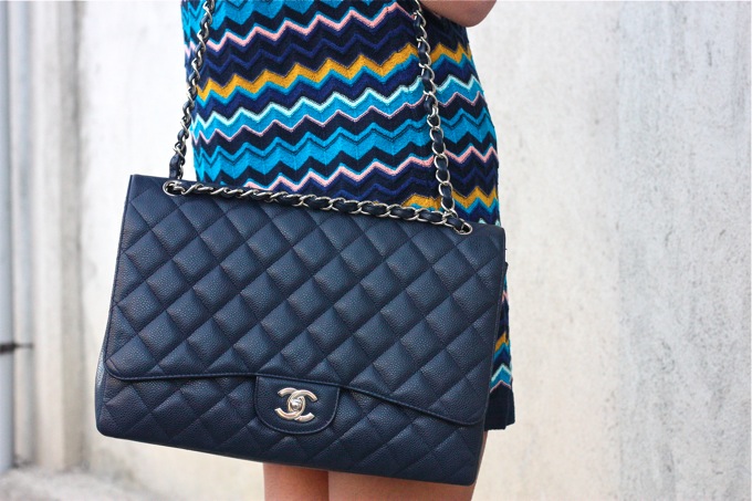 missoni for taget, chanel blue bag