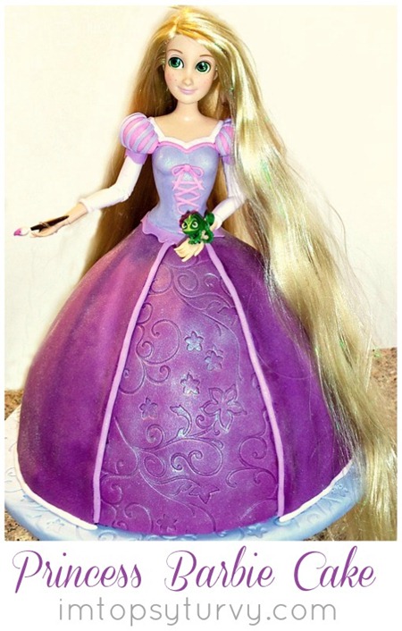 princess cake tutorial by I'm Topsy Turvy