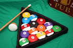 WHO WANTS TO BREAK?: Christian, aka Spot, producer of the Covino & Rich Show on Sirius XM Stars Too doesn't want to break on these billiard cupcakes. These are chocolate cupcakes and topped with Vanilla Fondant (dyed for the appropriate color.) The cue ball is made with a vanilla cupcake and topped with vanilla fondant.