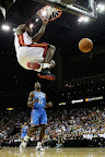 lebron james nba 101008 mia vs okc 01 Heat Beat OKC. Lose First Game to Spurs. LeBrons new Soldiers.
