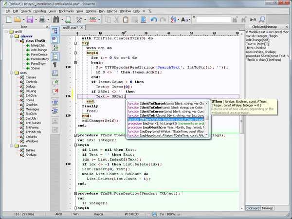 SynWrite: Powerful Text Editor and UltraEdit Alternative