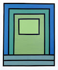 front door, 1995, screenprint, 12 x 10 in.