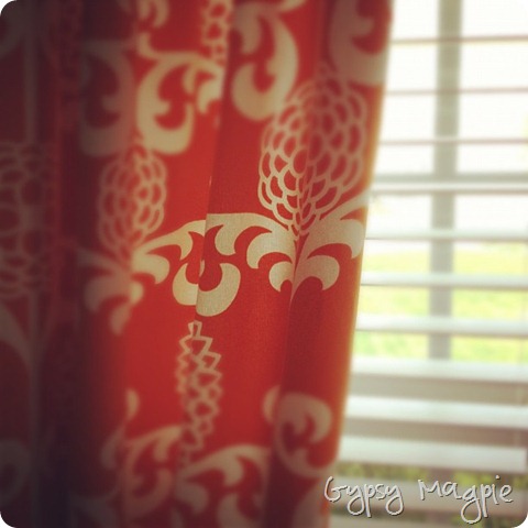lined curtains