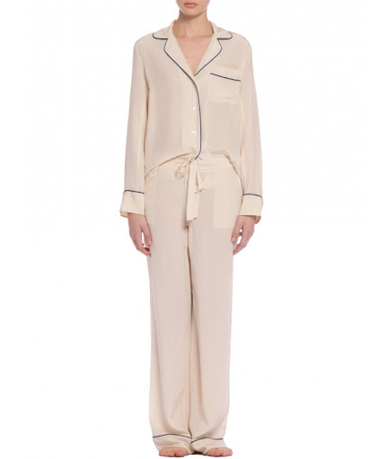 I am obsessed with my Equipment silk pajamas and would love a suitable sub for when they are at the cleaners. I love their menswear style and the comfy fit of the drawstring pants. Plus, they are unbelievable soft and chic enough to laze around my apartment in. ($408, equipmentfr.com)