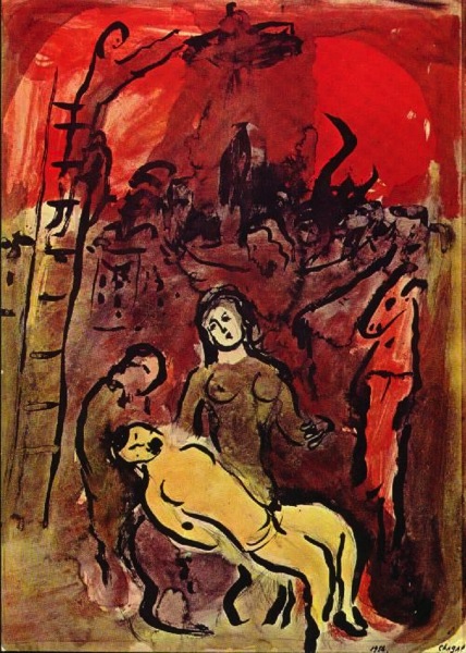 Red pieta