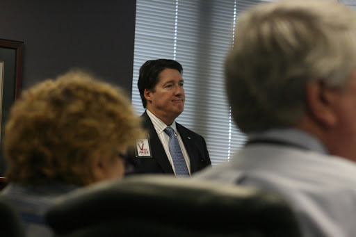 Twitty reacts to the City Council's concerns with the proposed bus transfer site. (photo credit: James Mulvenon)