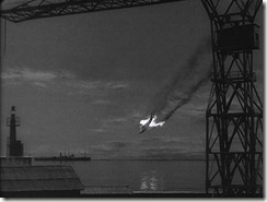 Godzilla Raids Again Burning F-86 Sabre