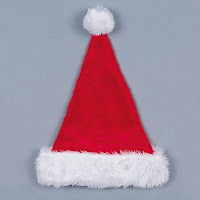 46cm Plush Santa Hat