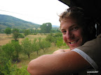 Overlooking the southern Serbian countryside around Pirot..